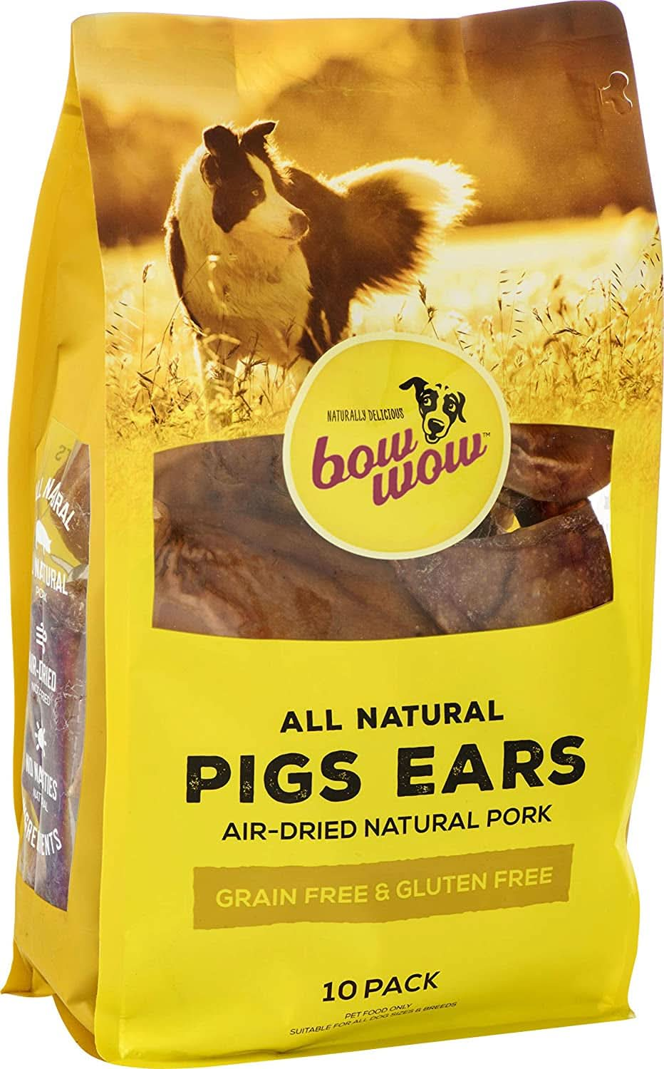 Bow Wow Pigs Ear Dog Treats 10 Pack